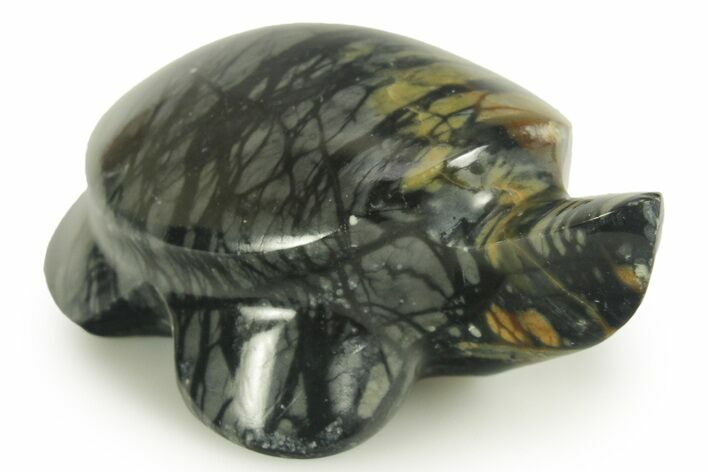 Carved Picasso Marble Turtle - Utah #366301